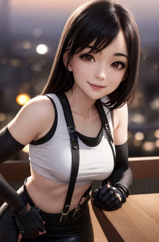 Tifa Lockhart - Final Fantasyによる生成結果