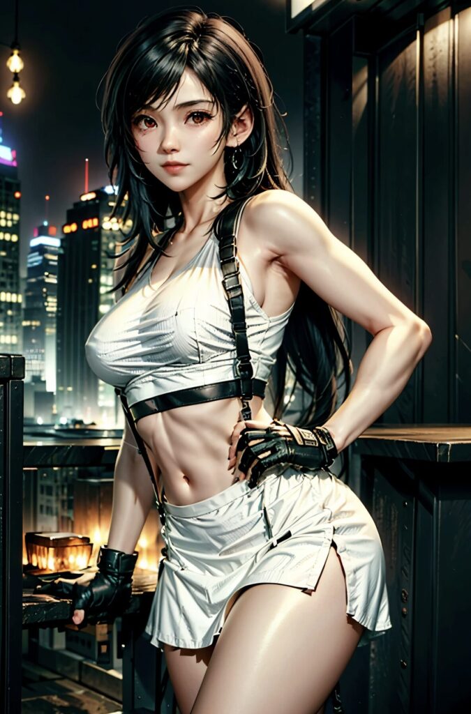 Tifa from Final Fantasy 7による生成結果