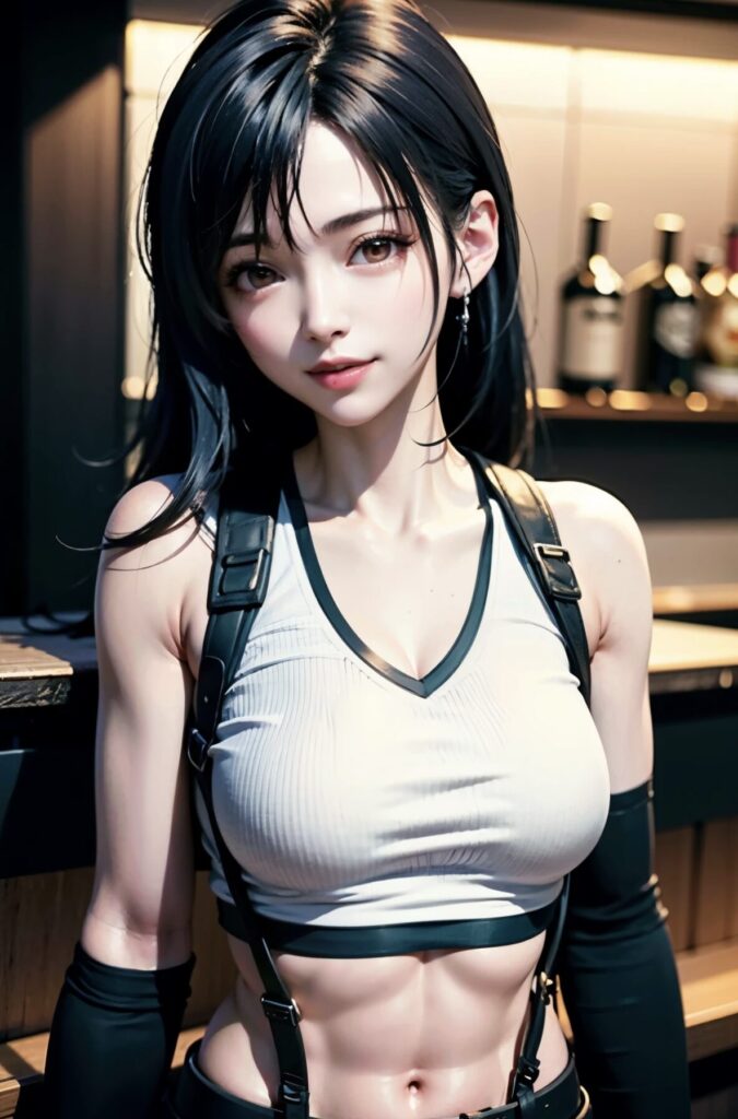 tifa_lockhart_3D_Loraによる生成結果